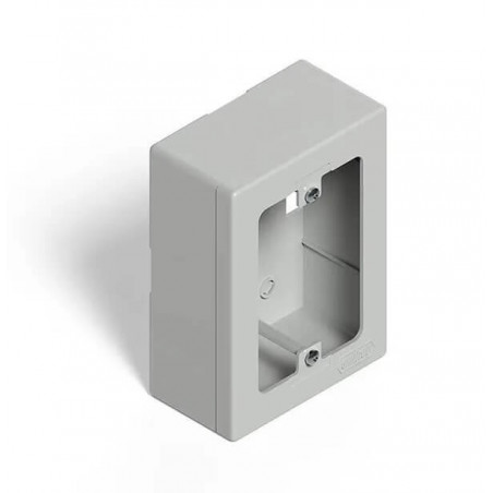 Caja rectangular SISTELECTRIC 02215pb de superficie blanca