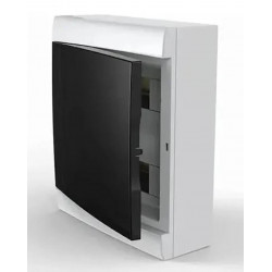 Caja para térmicas SISTELECTRIC de PVC 24 módulos exterior con puerta fume