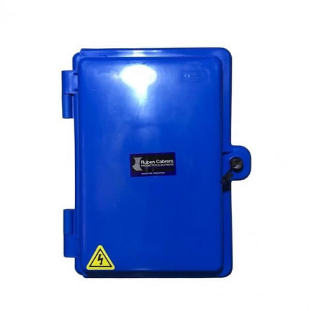 Gabinete CABRERA CG 342 polipropileno tapa azul 335x240x160mm