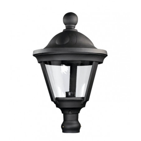Farol F.W. 1020 fundición de aluminio negra e40