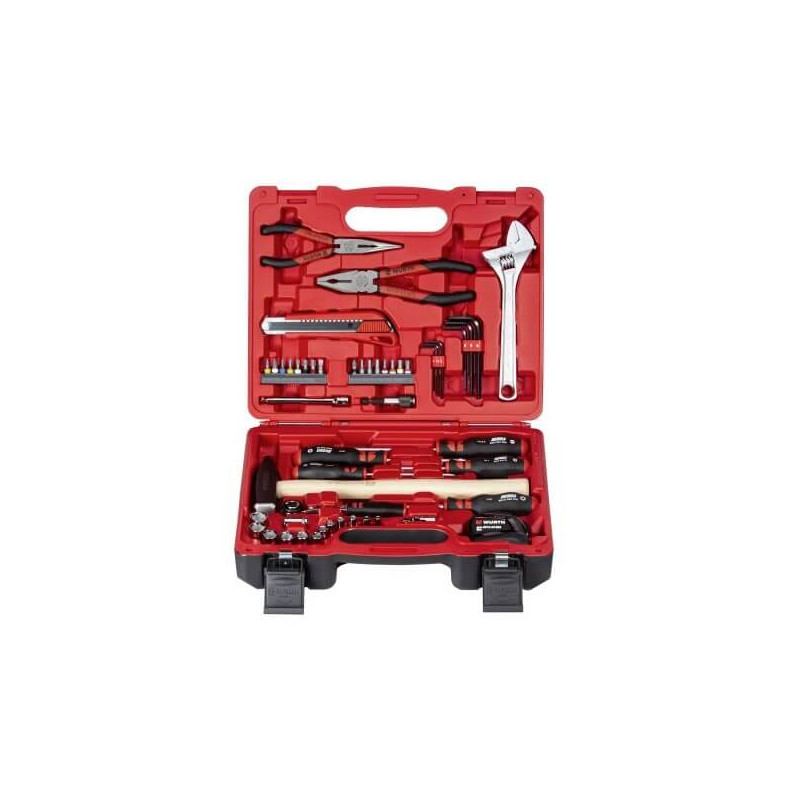 Set de Herramientas WURTH REINHOLD 50 Piezas con Maletín y Tubos Hex