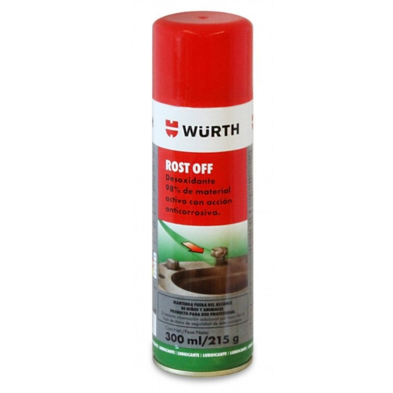 Aflojador Desoxidante WURTH ROST OFF Aerosol 300ml/125g