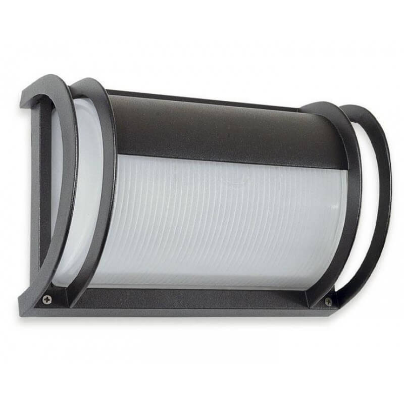 Tortuga LUCCIOLA SERENA III para 1 luz E27 con visera y reja negro Tortuga LUCCIOLA SERENA III para 1 luz E27 con visera y reja negro
