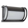 Tortuga LUCCIOLA SERENA III para 1 luz E27 con visera y reja negro