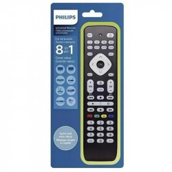 PHILIPS CONTROL REMOTO UNIVERSAL 8 EN 1(TV-TV2-BLU-RAY-CBL-SAT-STR-VCR-AUX) SRP2018