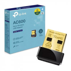 Adaptador Wi-Fi TP-LINK T2U NANO USB 2.0 AC600