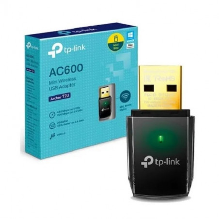 Adaptador Wi-Fi TP-LINK ARCHER T2U USB AC600