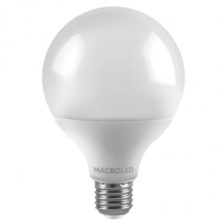 Lámpara led MACROLED globo g95 14w 1260lm 6000ºk luz blanco frío