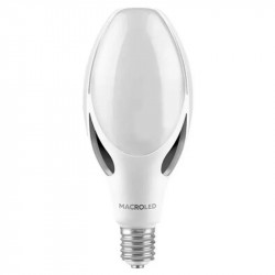 Lámpara led MACROLED highpower magnolia e40 80w luz cálida