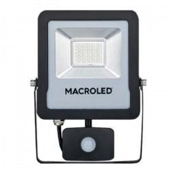 Reflector led MACROLED PRO IP65 30W 2700lm 6500K con sensor de movimiento