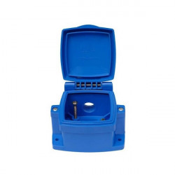 Caja capsulada montaje exterior para 32A azul