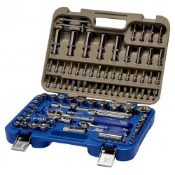 Set de bocallaves irimo tubos de 1/2 y 1/4 con criquet 103 piezas con maletin