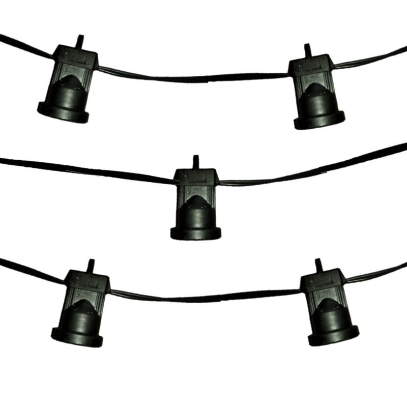 Guirnalda ILUMROS exterior 10 portalámparas E27 IP65 con ojal 5 metros Guirnalda ILUMROS exterior 10 portalámparas E27 IP65 con ojal 5 metros