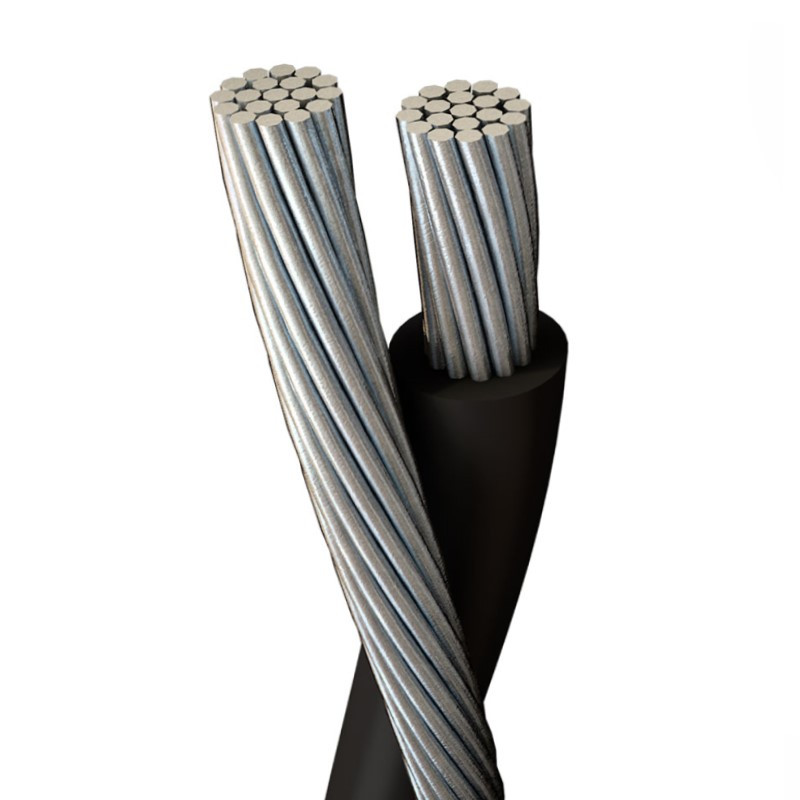 Cable preensamblado IMSA aluminio 2x16mm2 aislado y desnudo por metro