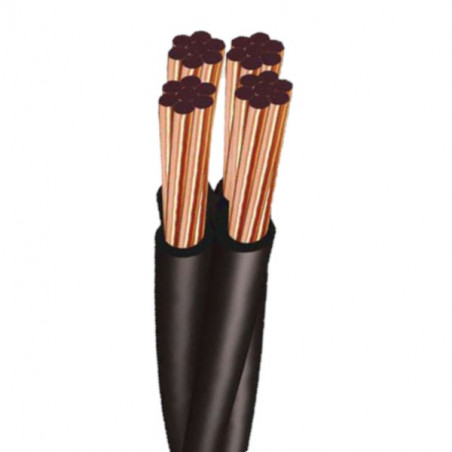 Cable preensamblado de cobre 4 x 4mm2