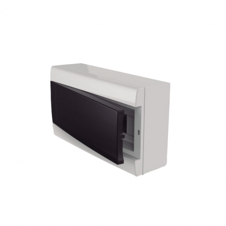 Caja para térmicas SISTELECTRIC de PVC 12 módulos exterior con puerta fume