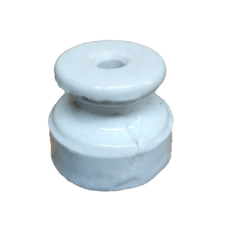 Aislador currucula de porcelana 38 x 38mm Aislador currucula de porcelana 38 x 38mm