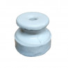 Aislador currucula de porcelana 38 x 38mm