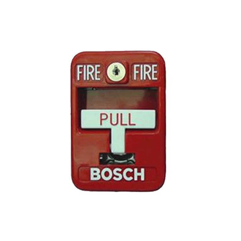Avisador manual bosch fmm-7045 direccionable, acción simple, color rojo