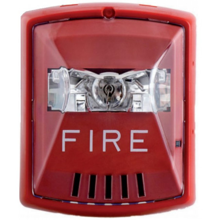 Sirena de alarma de incendio BOSCH NS 24v con flash