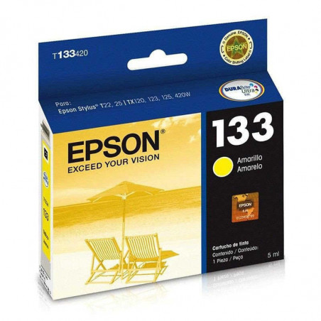 Cartucho EPSON original amarillo t133420al