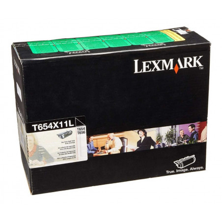 Toner LEXMARK T654X11L negro original