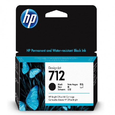 Cartucho original HP 712 negro para DesignJet