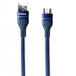 Cable Micro USB SOUL Denim 1 metro varios colores