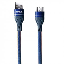 Cable soul usb-micro usb a micro usb 1 metro colores varios