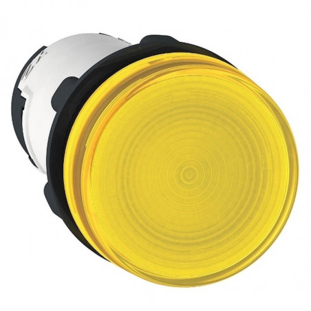 Piloto luminoso SCHNEIDER plástico monolítico amarillo sin lámpara