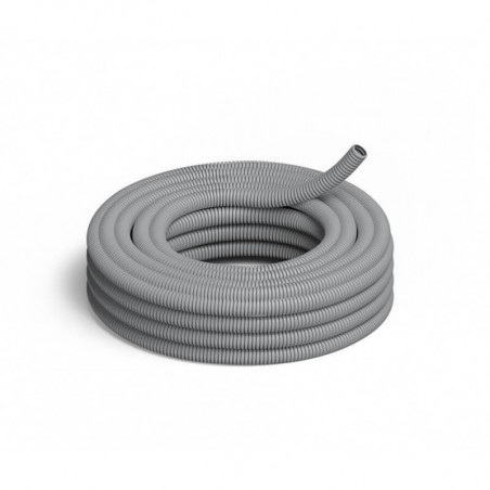 Caño corrugado TECNOCOM 32mm 1 1/4 semipesado ignífugo