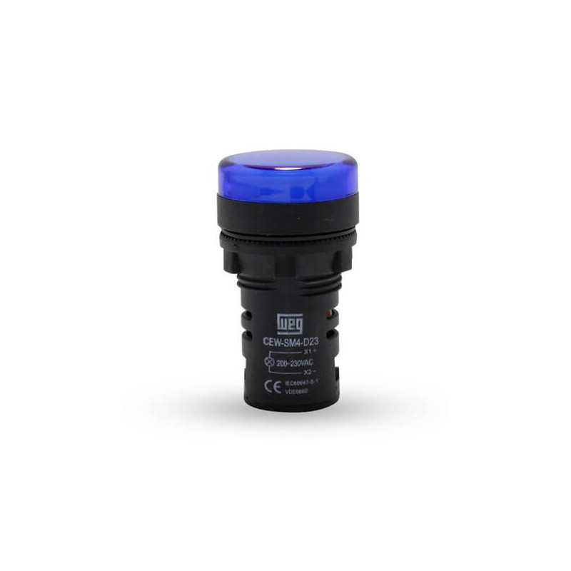 Señalizador luminoso WEG CEW-SM4-D23 compacto azul