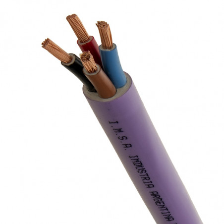 Cable Subterraneo cobre xlpe 1,1kV 4x10 mm2 por metro IRAM 2178