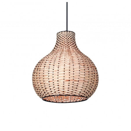 Campana de mimbre CARILUX A17 GOTA de 35cm negro