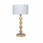 Lámpara de mesa vintage CARILUX para 1 luz E27 4 esferas con pantalla