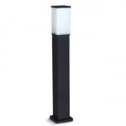 Farola Cuadrada FW E27 50cms Negra