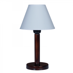 Velador CARILUX Vintage ofelia para 1 luz E27 madera pantalla plástica