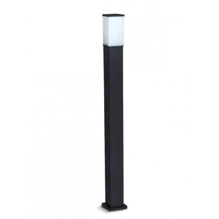 Farola FW Cuadrada E27 100cms Negra