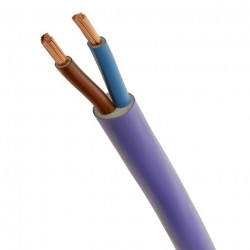 Cable subterraneo de cobre xlpe 1,1 kv 2x 4mm2 iram 2178