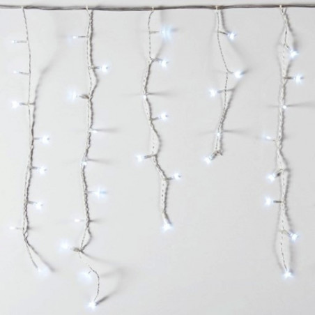 Luz navidad lluvia 3x3 300 led luz blanca fria