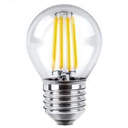 Lámpara led MACROLED gota filamento vintage G45 E27 4W 470lm 3000K luz cálida