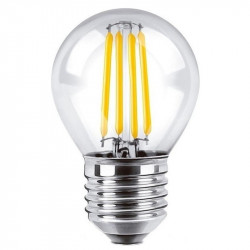 Lámpara LED MACROLED filamento gota 4w 480lm E27 6000ºk luz fría