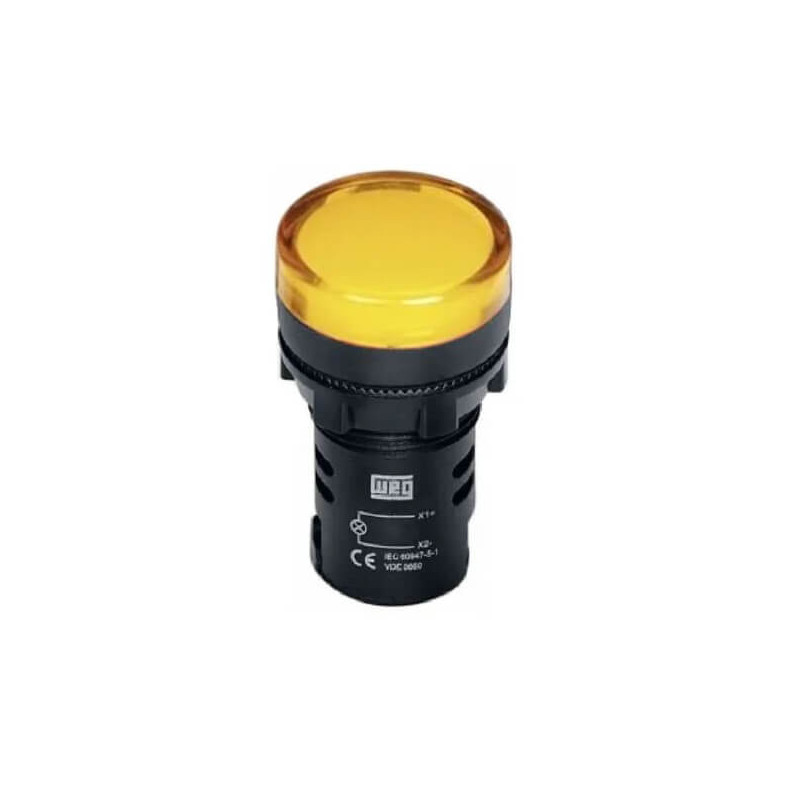 Señalizador luminoso WEG compacto CEW-SM3-D23 22v amarillo