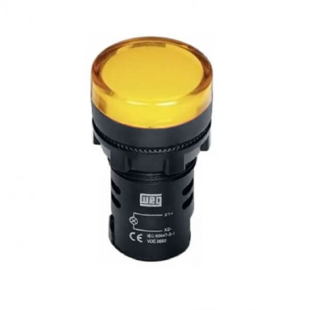 Señalizador luminoso WEG compacto CEW-SM3-D23 22v amarillo