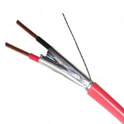 Cable BELDEN dep vc jkt red fplr 75c 2x18mm sol bc pp