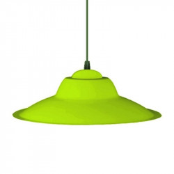 Colgante FERROLUX C-136 para 1 luz E27 de chapa 32cm verde manzana