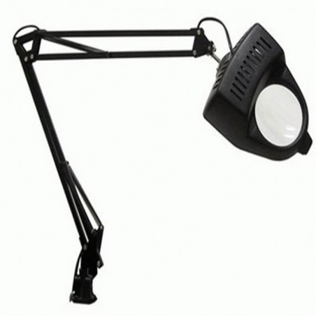 Lupa velador DABOR classic extensible para tablero con morsa negro
