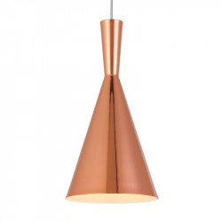 Colgante MARKAS DIXIE M1221 1 luz E27 cobre-blanco D18.5cms H38cms