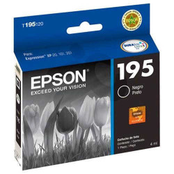 Cartucho para epson original negro t195120 (195)