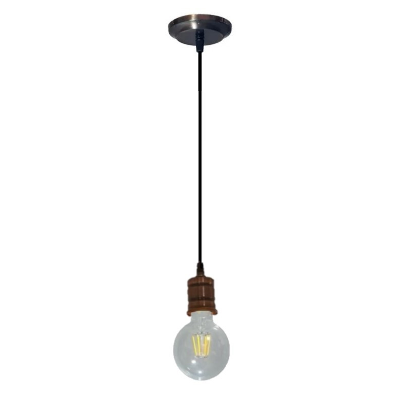Colgante FERROLUX VINTAGE para 1 luz E27 base redonda cobre Colgante FERROLUX VINTAGE para 1 luz E27 base redonda cobre